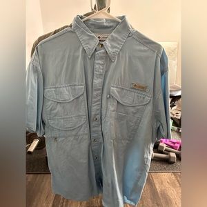 Men’s short sleeve Columbia button up